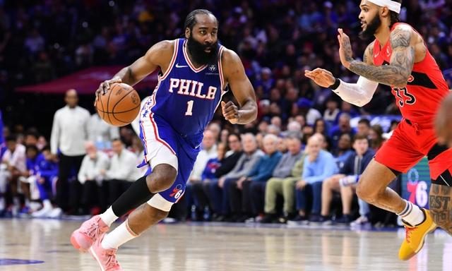 3巨头32+9，76人领先猛龙4分！哈登8+8，大帝14+6，西亚卡姆14+5休闲区蓝鸢梦想 - Www.slyday.coM