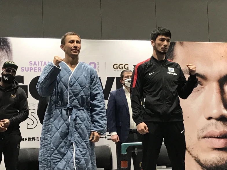 战神戈洛夫金和村田谅太称重结束重炮手对轰谁能倒下有悬念