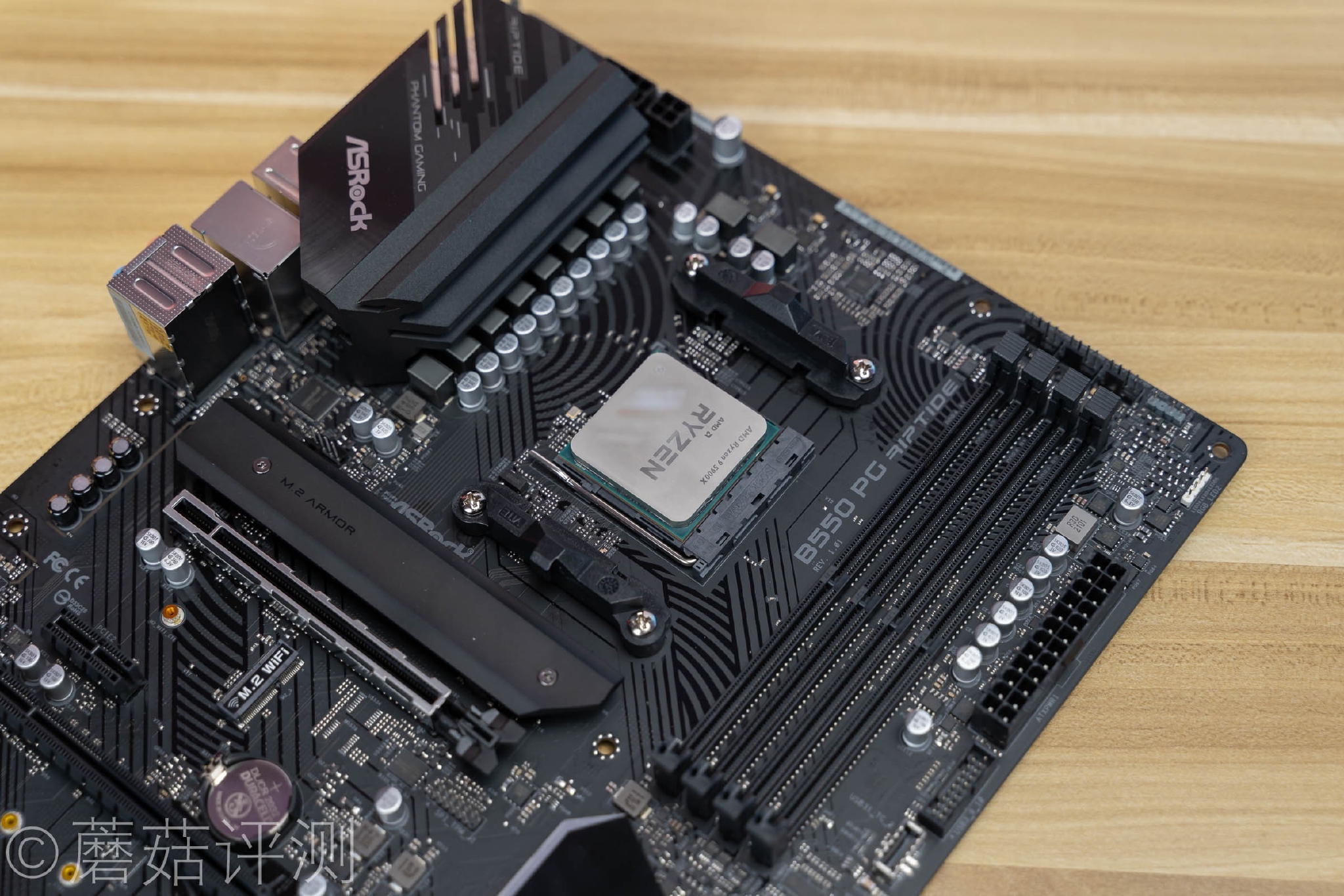 定位不高用料不俗华擎asrockb550pgriptide主板拆解