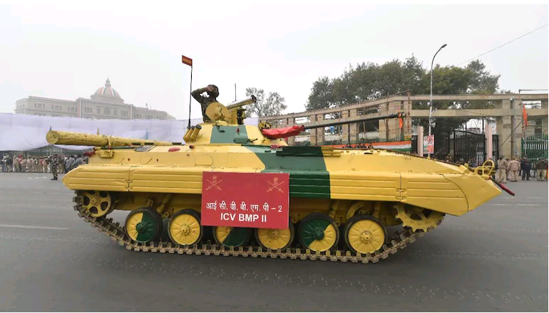 印度陆军装备的BMP2步兵战车