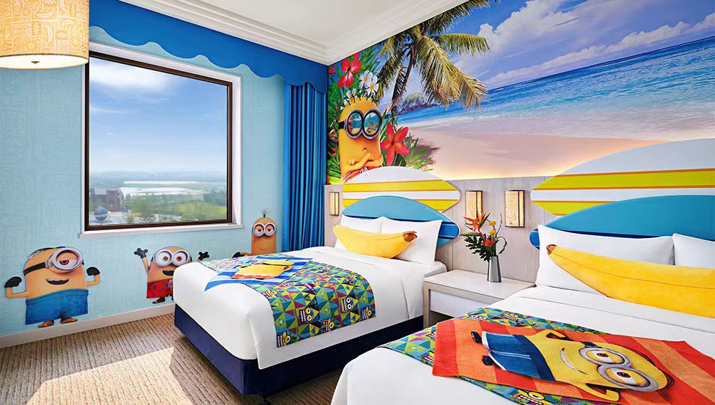 环球影城小黄人主题房来了!今天上线,"五一"起可入住