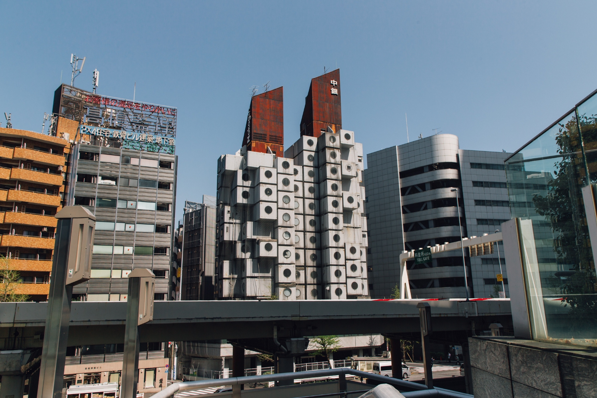 日本东京中银胶囊塔开始拆除