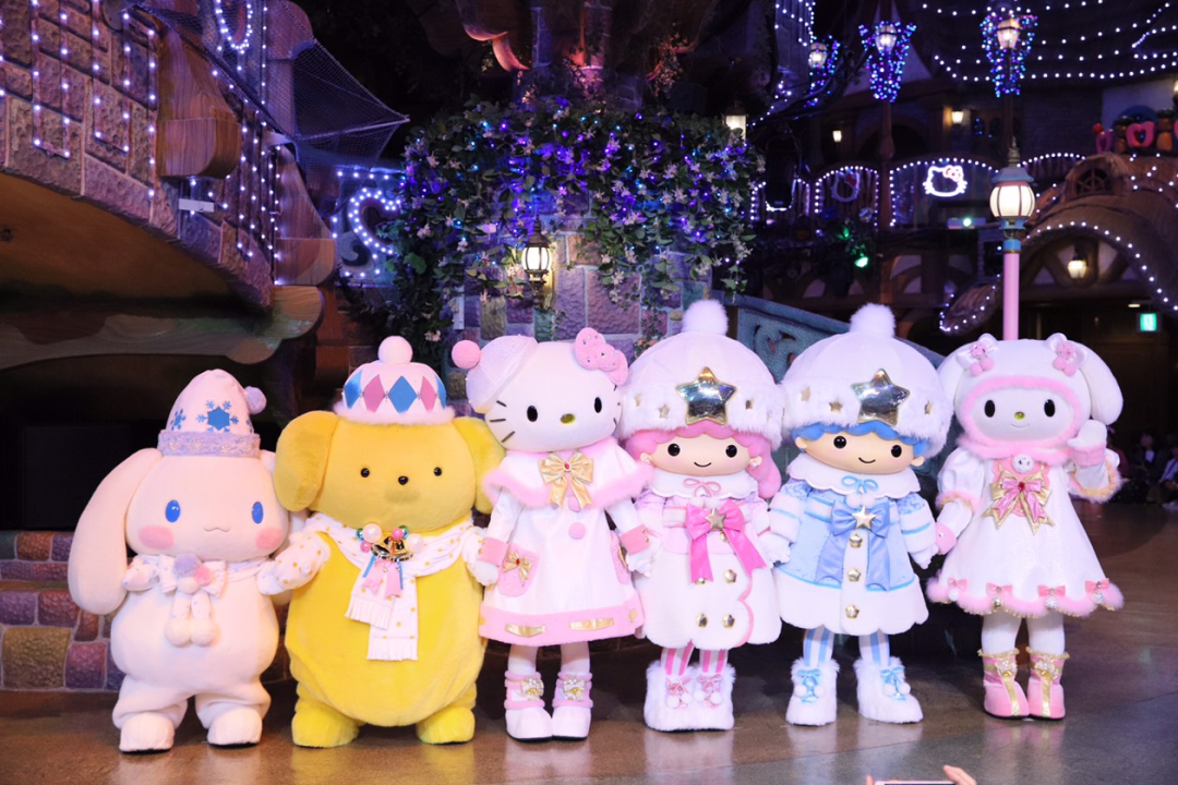 宣言影响,东京都多摩市的三丽鸥彩虹乐园在4月25日至5月11日临时休园