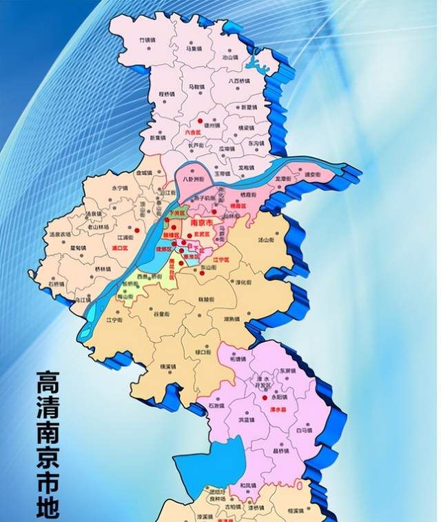 我们废话不多说,首先,我们来看一张南京地图.下面,我们一起来看一看.