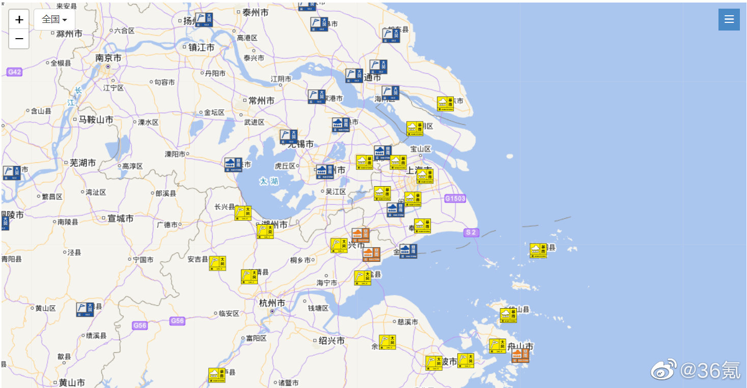 上海将迎8级大风和暴雨，大部分地区还将发生雷电活动休闲区蓝鸢梦想 - Www.slyday.coM
