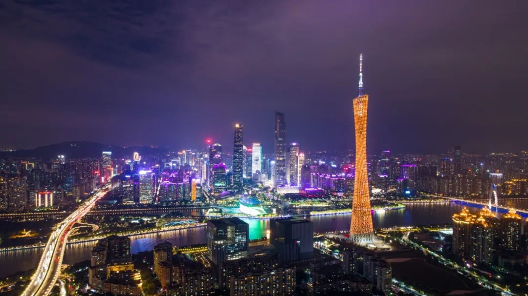 广州夜景.