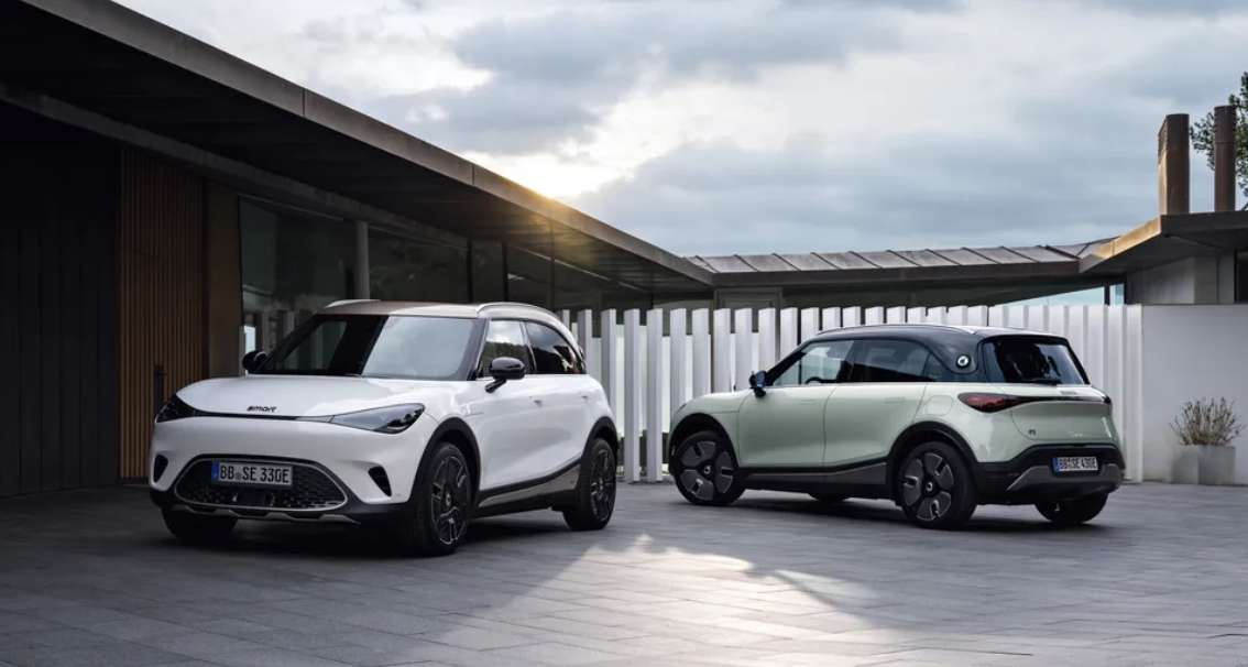 奔驰主导设计 吉利负责研发 Smart终于长大了 91新能源电动汽车网