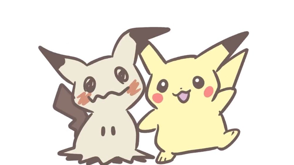 皮卡丘与谜拟q的卡比舞