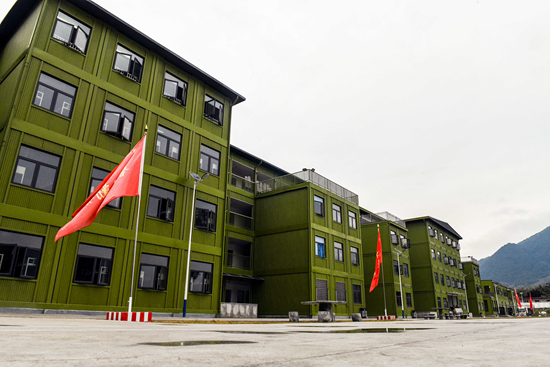 拆装式营房亮相