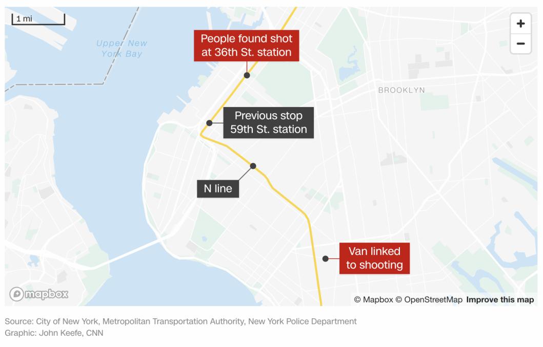 纽约地铁突发血腥枪击案，现场有亚裔受伤，“嫌疑人”曾发表种族言论休闲区蓝鸢梦想 - Www.slyday.coM