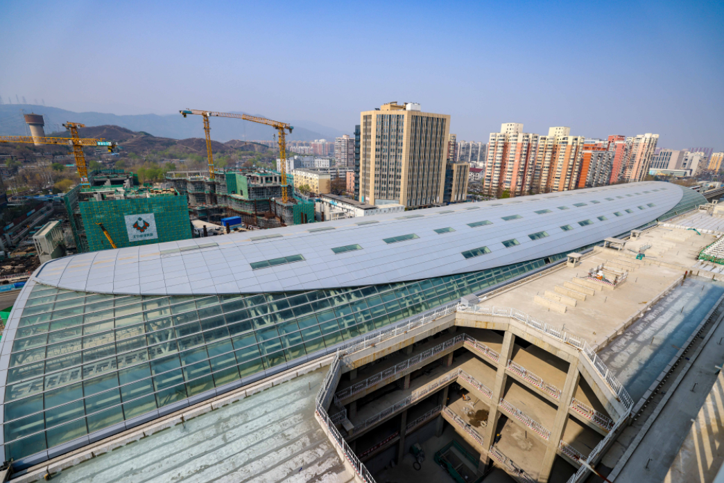 北京苹果园交通枢纽初现将连接京西交通大动脉