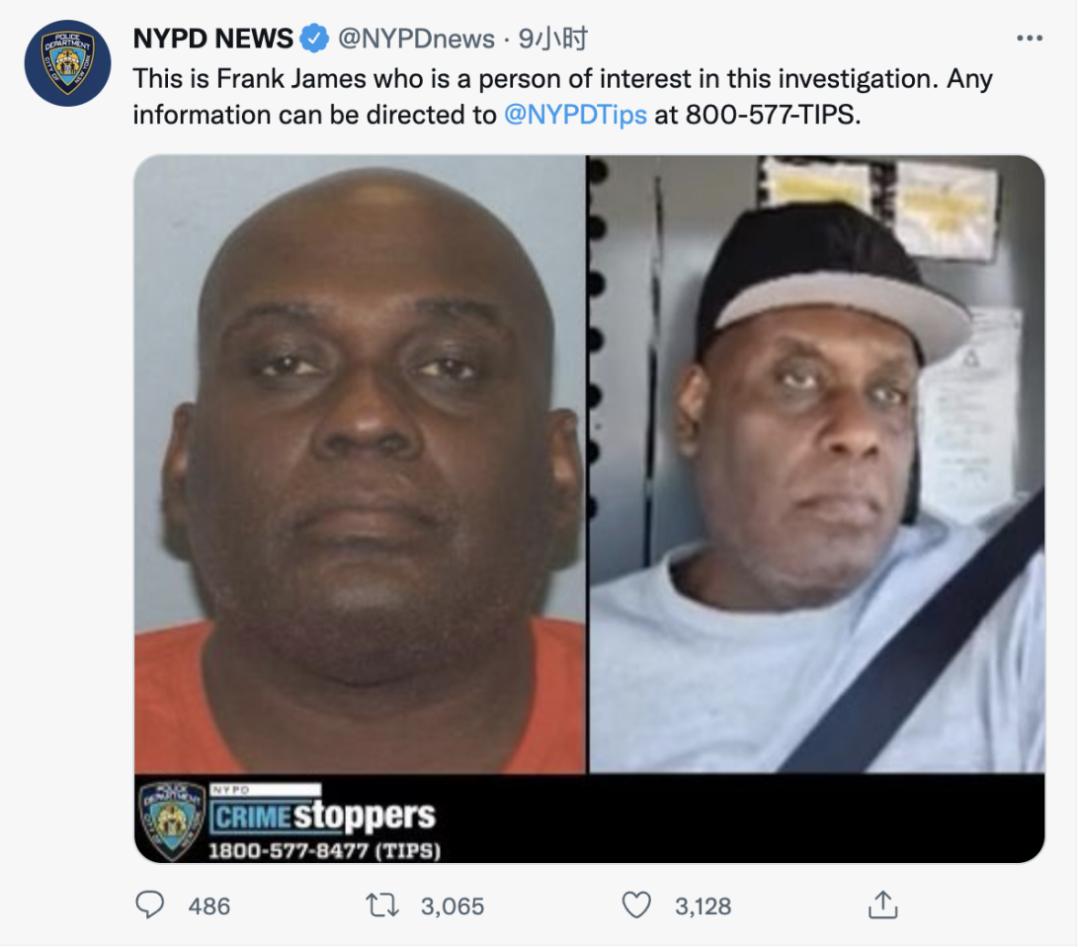 纽约地铁突发血腥枪击案，现场有亚裔受伤，“嫌疑人”曾发表种族言论休闲区蓝鸢梦想 - Www.slyday.coM