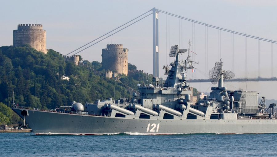 意外爆炸的“莫斯科”号巡洋舰号称“航母杀手”，曾赴叙利亚作战休闲区蓝鸢梦想 - Www.slyday.coM