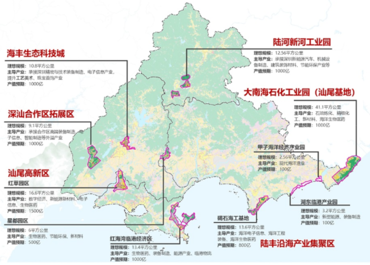 【产业图谱】2022年汕尾市产业布局及产业招商地图分析__财经头条