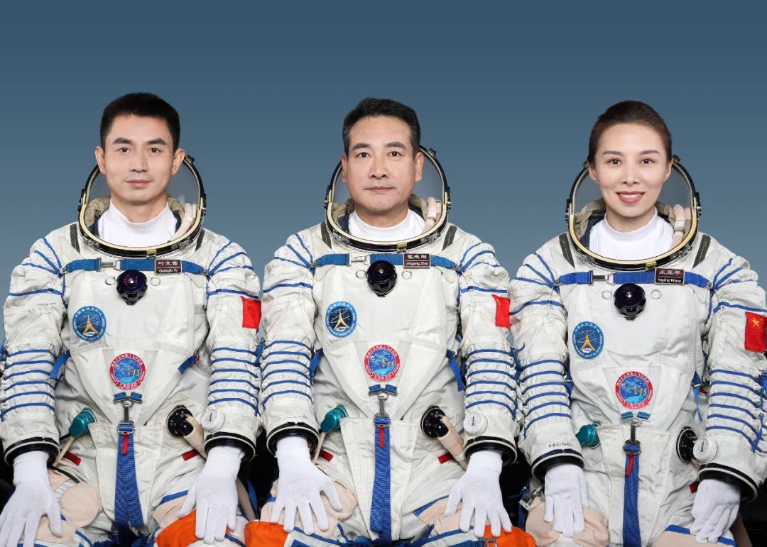 神舟十三号航天员乘组。图片来源：中国载人航天