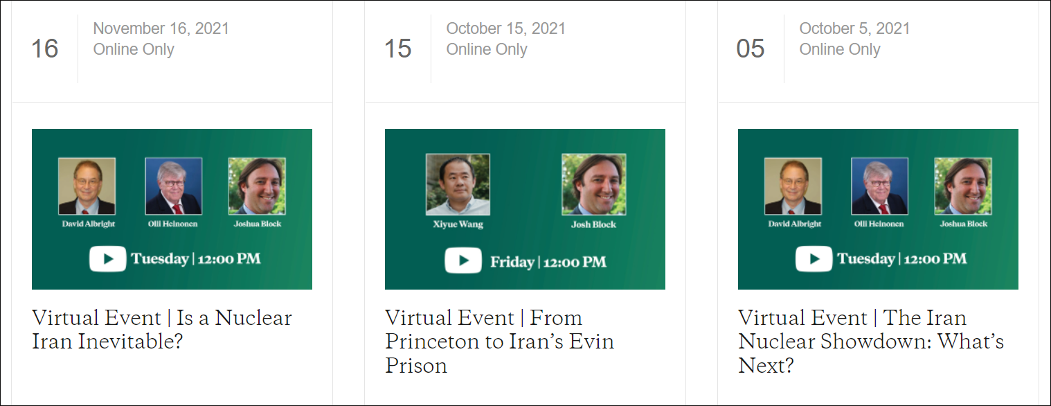 布洛克最新几次对谈活动,哈德逊研究所网站截图