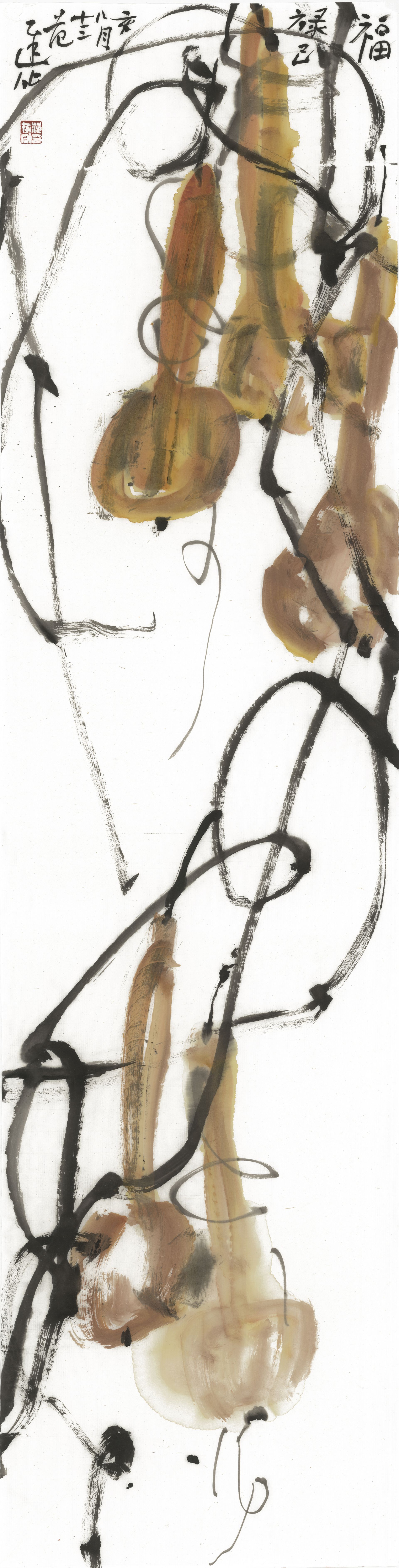 花开四季 69x35范存刚是一位重视在作品中表现诗意的画家,他的作品