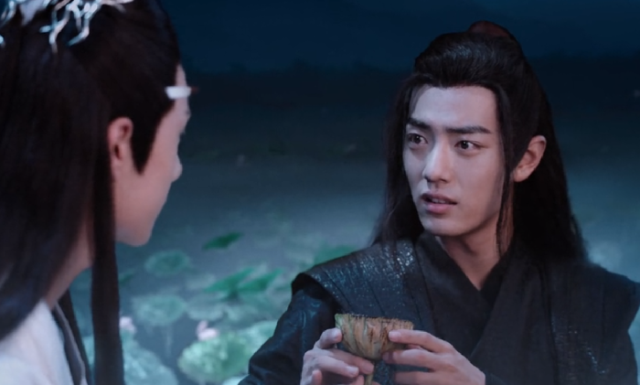 陈情令：莲花塘里送莲蓬，魏无羡当时眼里的蓝忘机是怎样的呢？休闲区蓝鸢梦想 - Www.slyday.coM