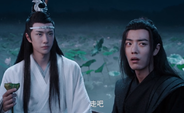 陈情令：莲花塘里送莲蓬，魏无羡当时眼里的蓝忘机是怎样的呢？休闲区蓝鸢梦想 - Www.slyday.coM