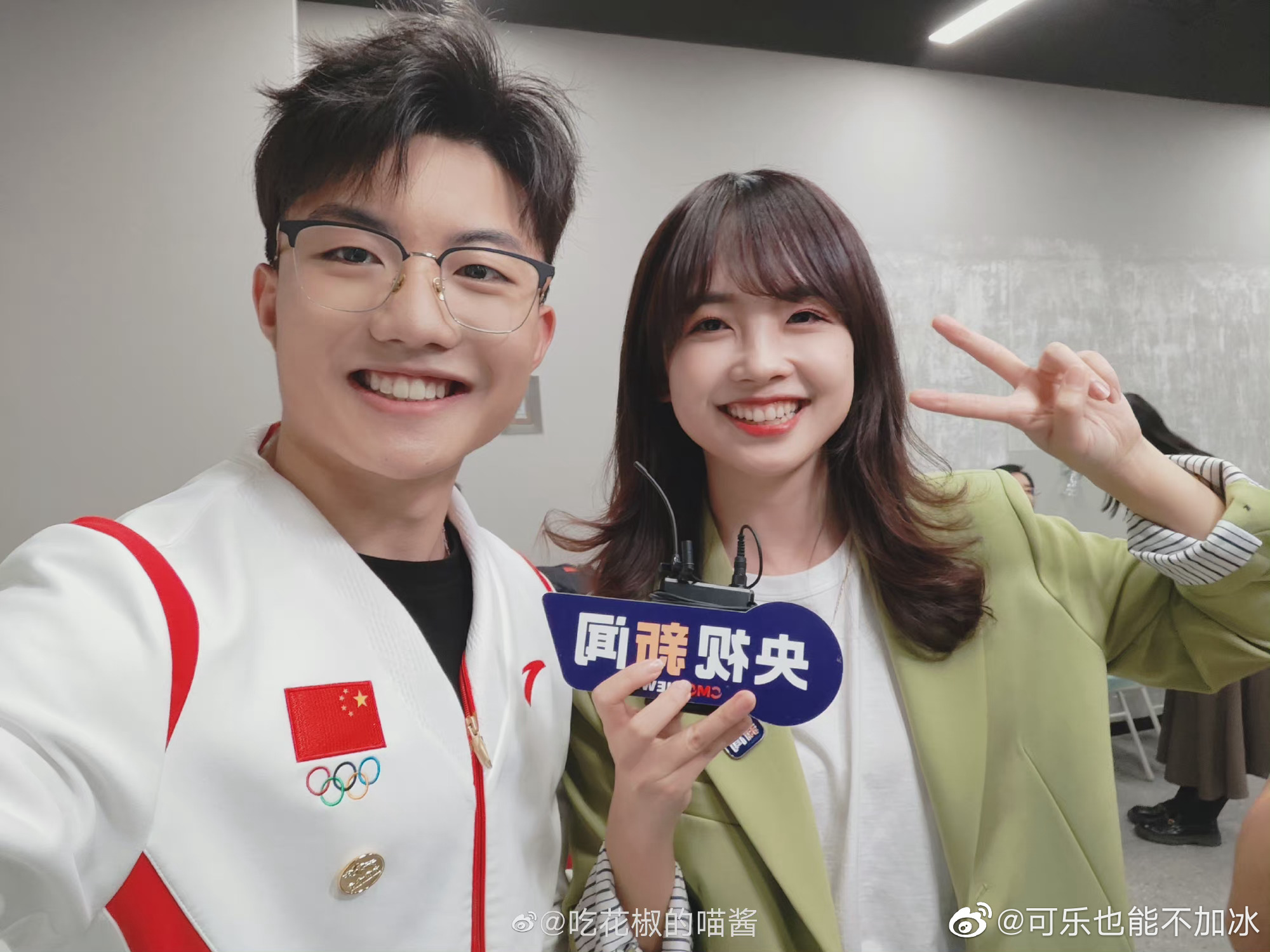 王冰冰昨晚的合照发出来了