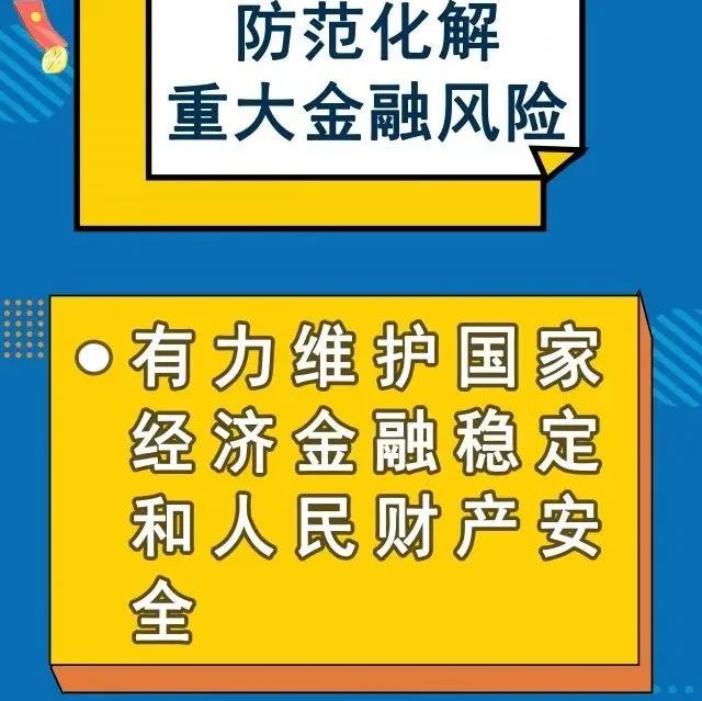 【微海报】防范化解重大金融风险  有力维护国家经济金融稳定和人民