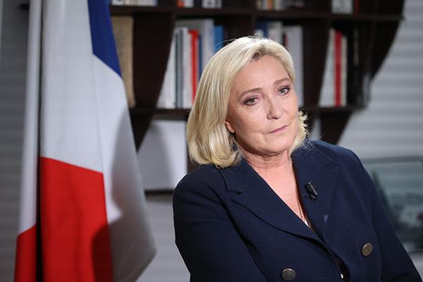 法国总统候选人勒庞.人民视觉 图