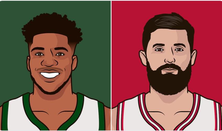 字母哥对公牛取得14连胜