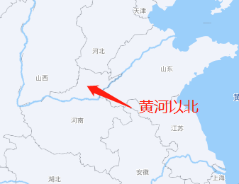 但如果你打开地图,会发现黄河并不是河南河北的分界线,河南的土地有