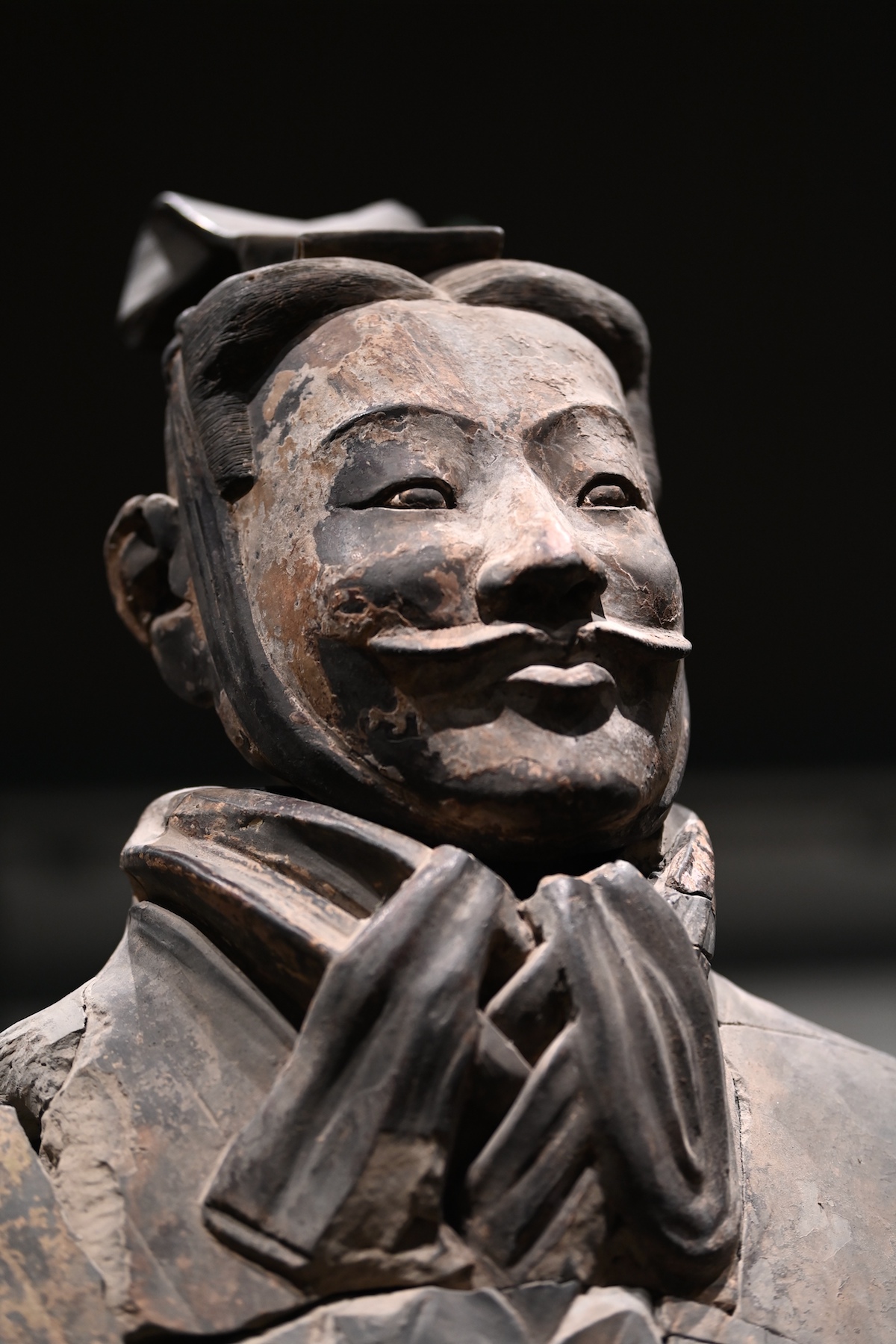 秦始皇帝陵园陪葬坑出土的文吏俑
