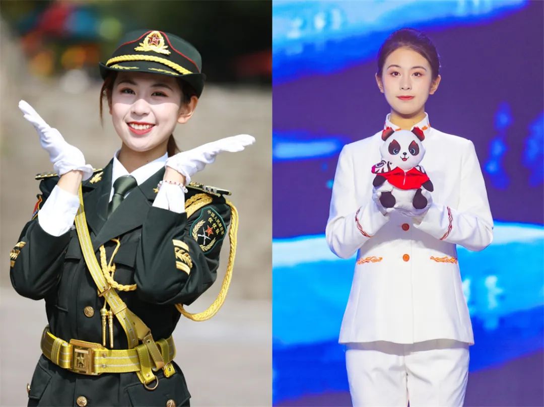 三军仪仗队小姐姐退役后惊艳世界
