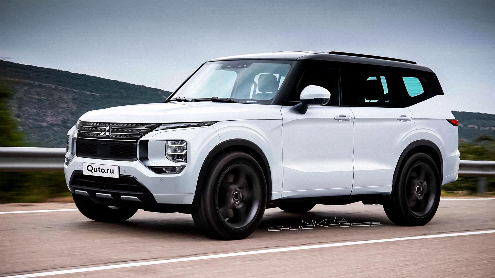 跟途乐同平台全新帕杰罗渲染图曝光配越野套件搭v6动力