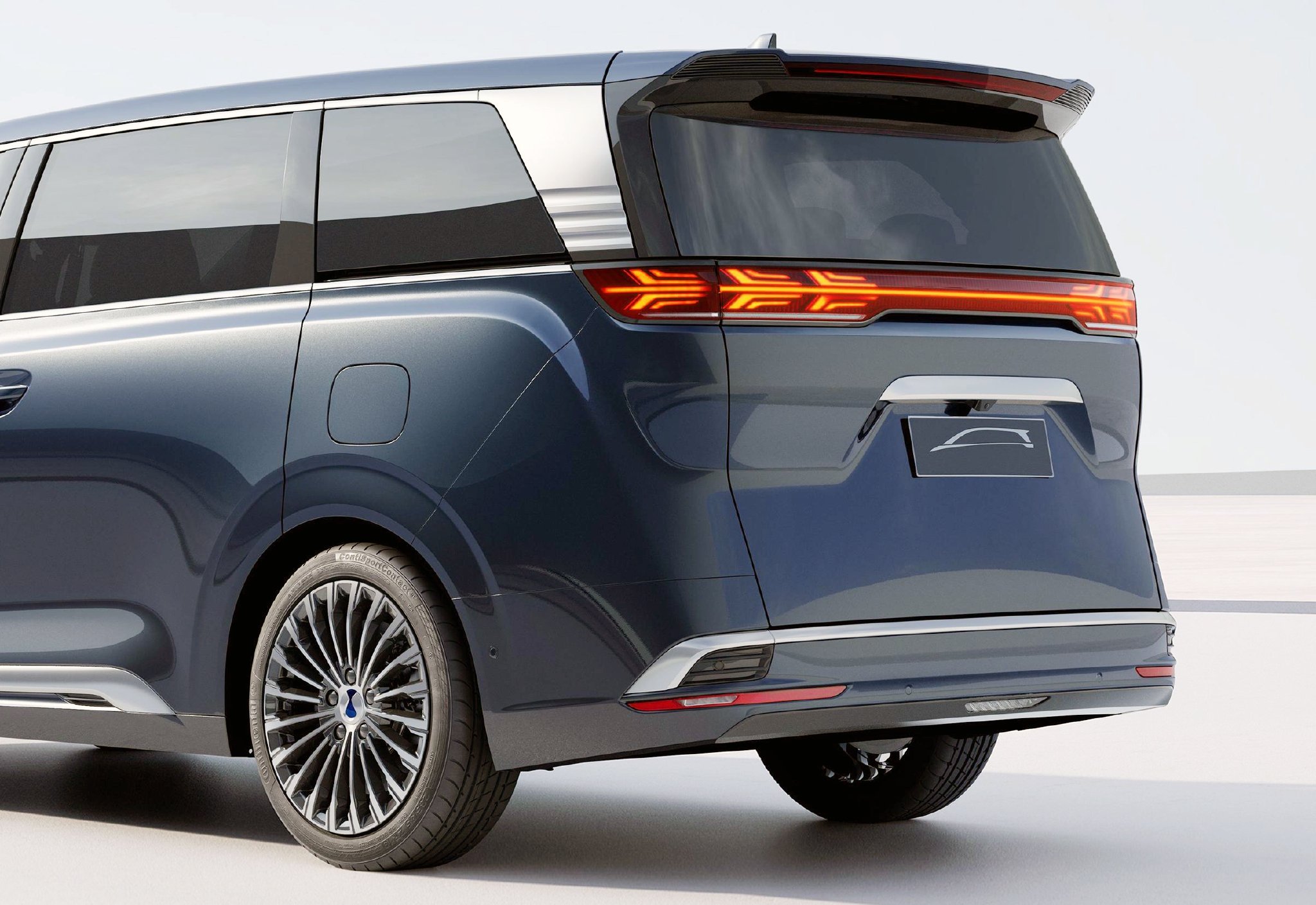 比亚迪腾势mpv官图7座侧滑门外观很霸气气场不输埃尔法