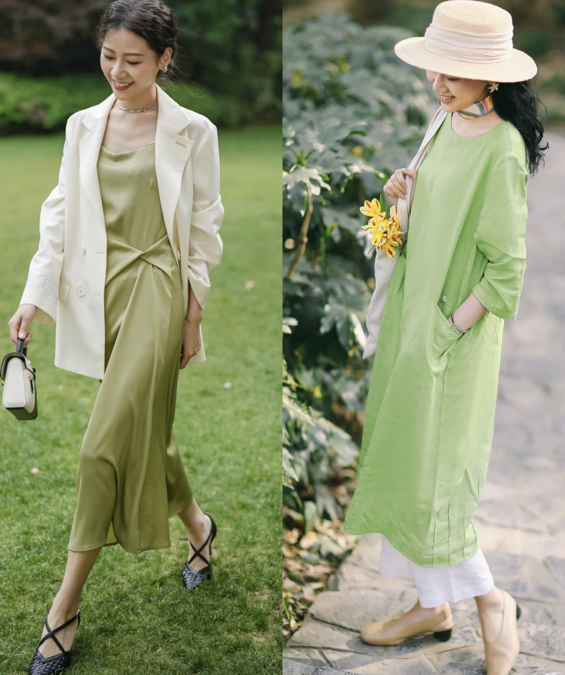 绿色才是30女人的气质色学会搭配公式才能高级又减龄