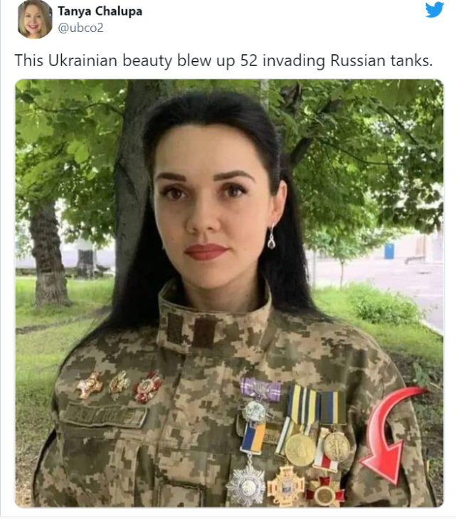 乌克兰女子一人炸毁52台俄军坦克？
