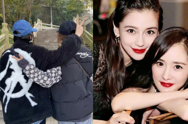 杨幂张大大吃饭被偶遇！路边闲聊手舞足蹈，全副武装遮挡太严实休闲区蓝鸢梦想 - Www.slyday.coM