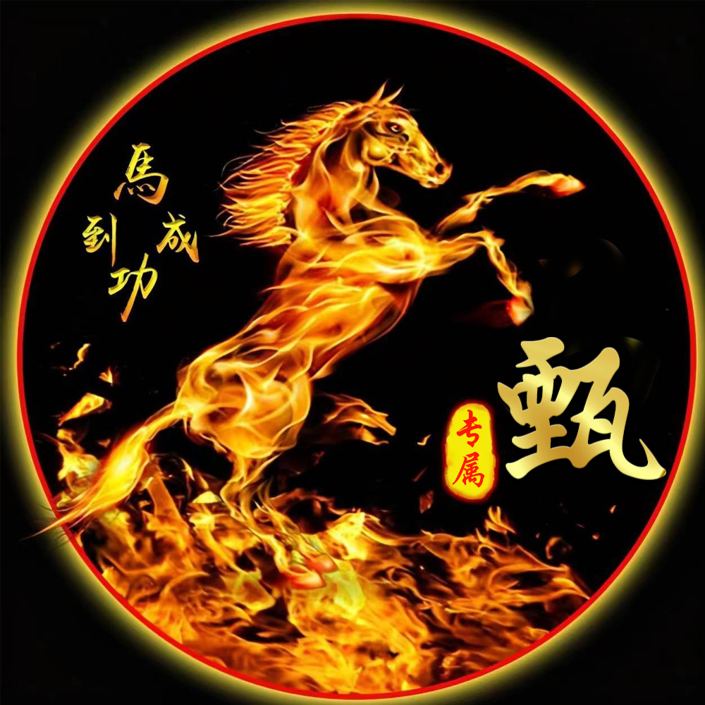 火焰骏马姓氏头像24张霸气来袭燃烧出你心中的圣火