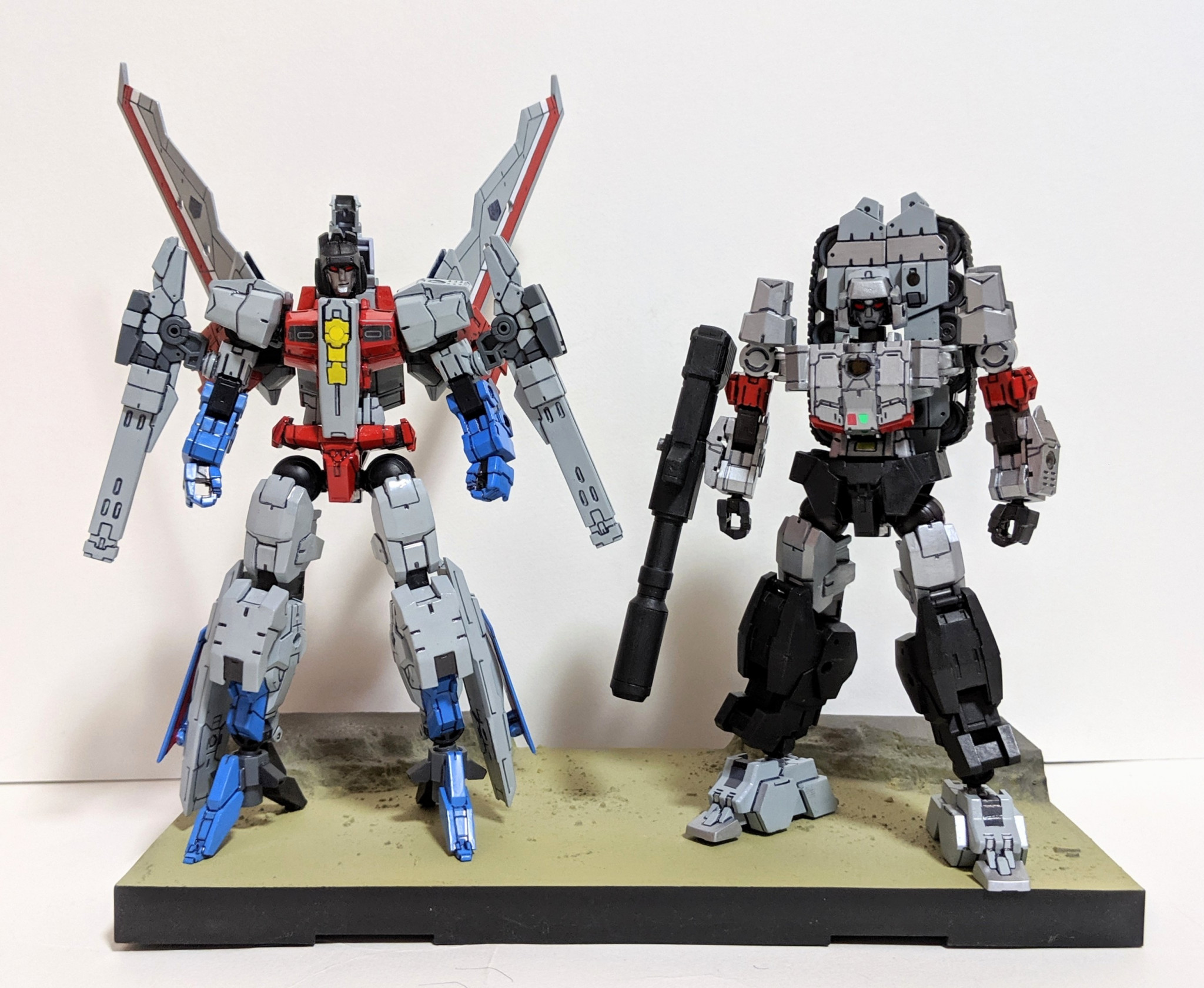 30mm机甲改造可变形威震天与红蜘蛛,还能合体