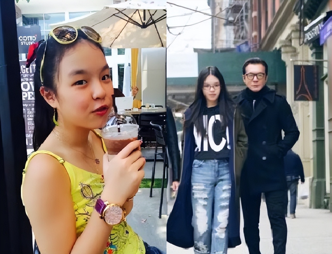 法图麦晒素颜自拍照眉眼间太像爸爸李咏留学美国名校一年45万