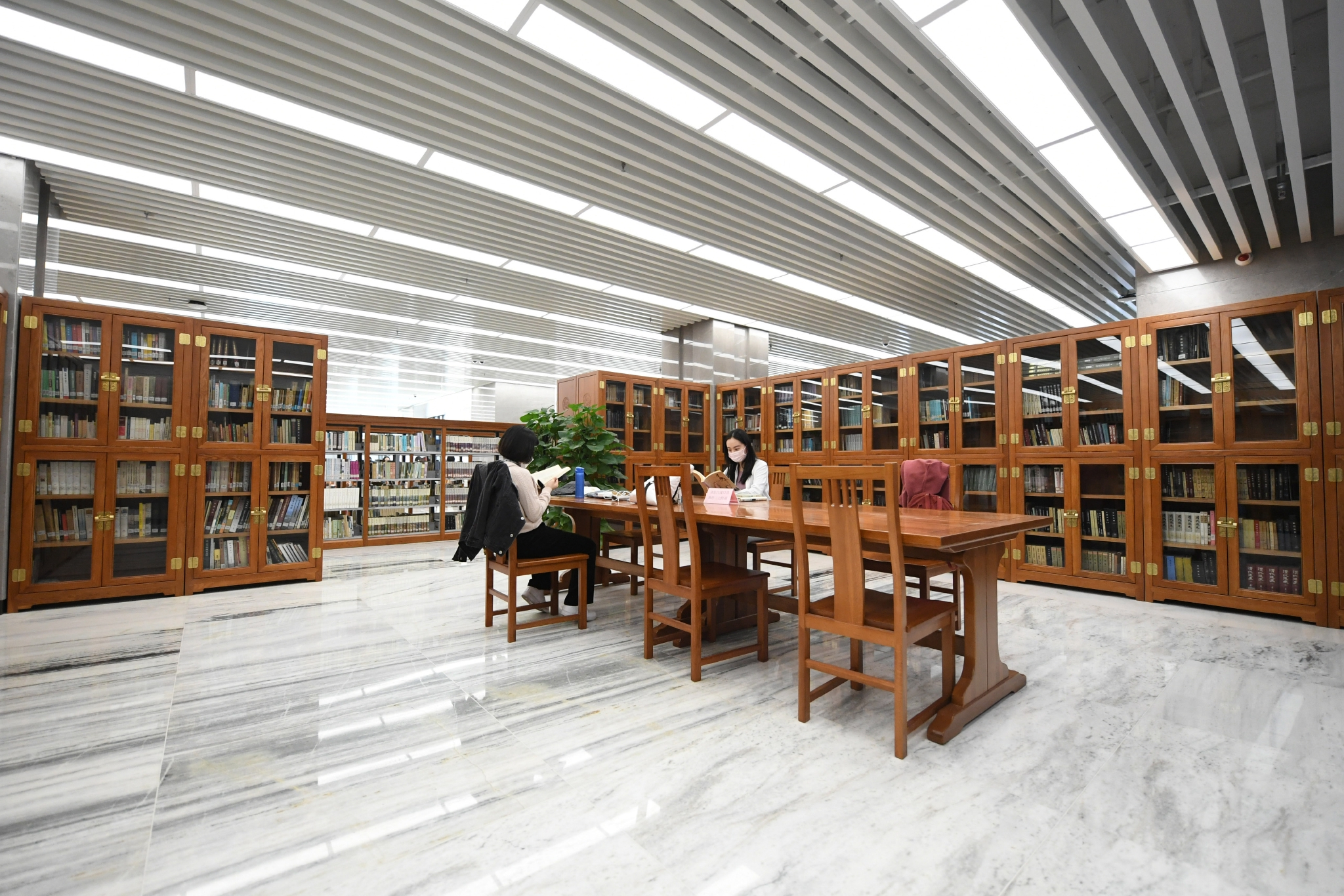 当美丽邂逅书香北京大学图书馆