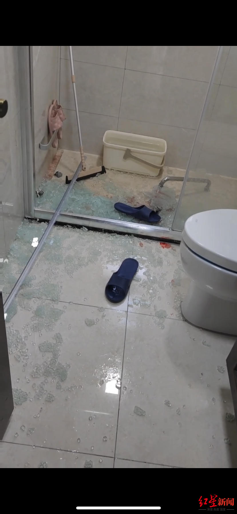 精装楼盘7个月3起浴室玻璃碎裂事件，业主称“不敢去洗澡了” 开发商：检测有问题将维修或更换休闲区蓝鸢梦想 - Www.slyday.coM