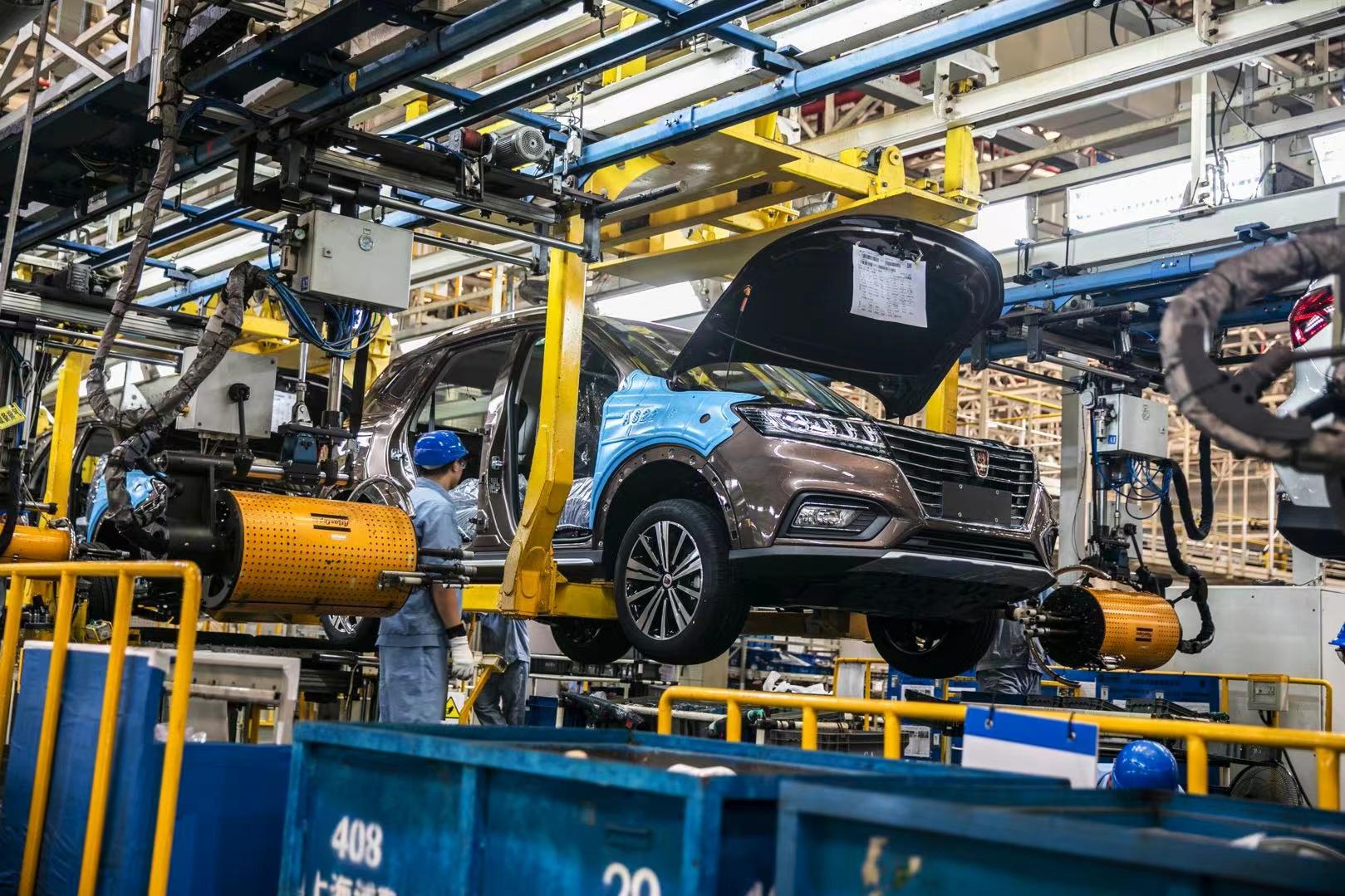 上海汽车生产车间.图/ic photo