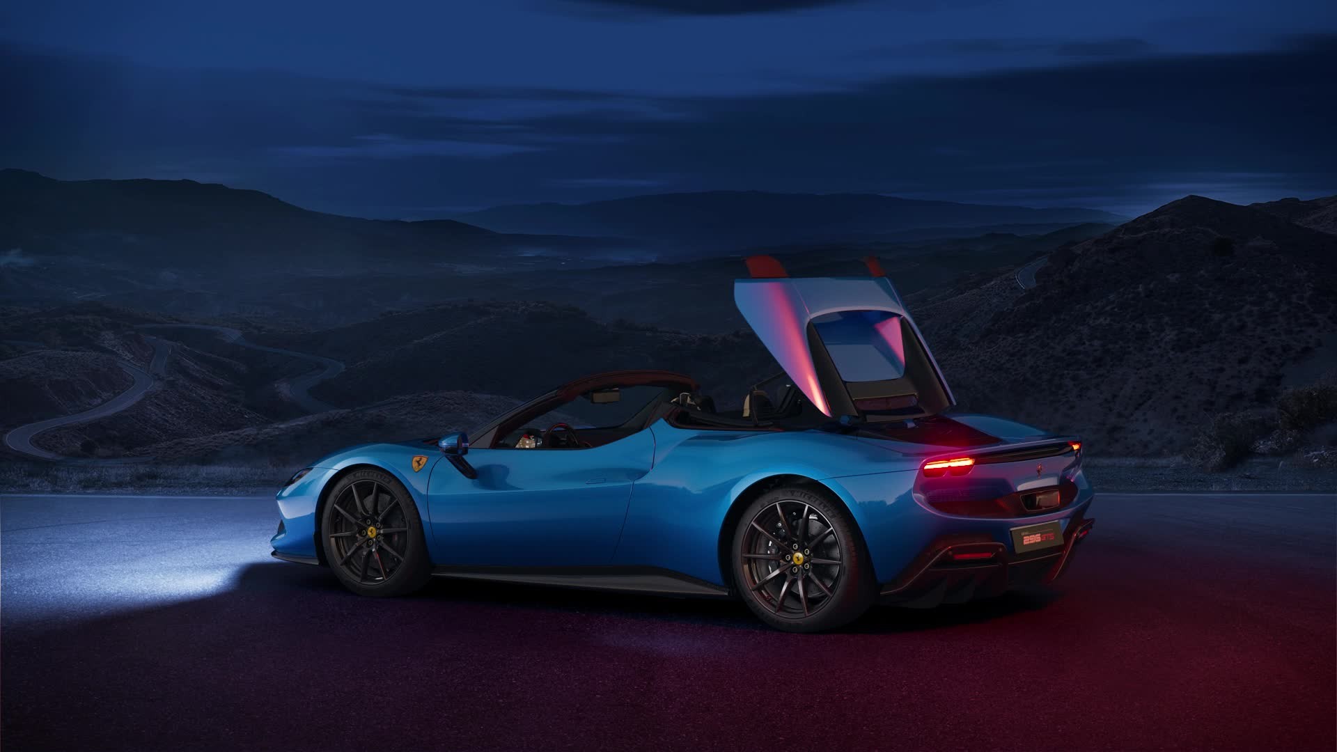 法拉利296gts迅猛上市混动超跑的驾驭之王