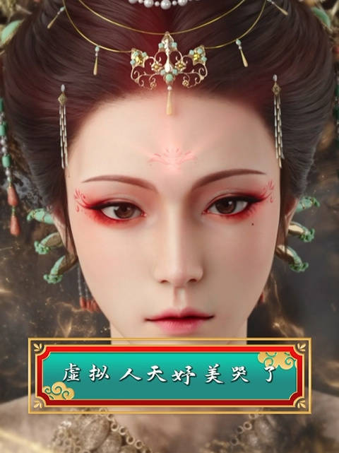 当虚拟人天妤从敦煌世界中走出,简直美化了人间!_新浪新闻
