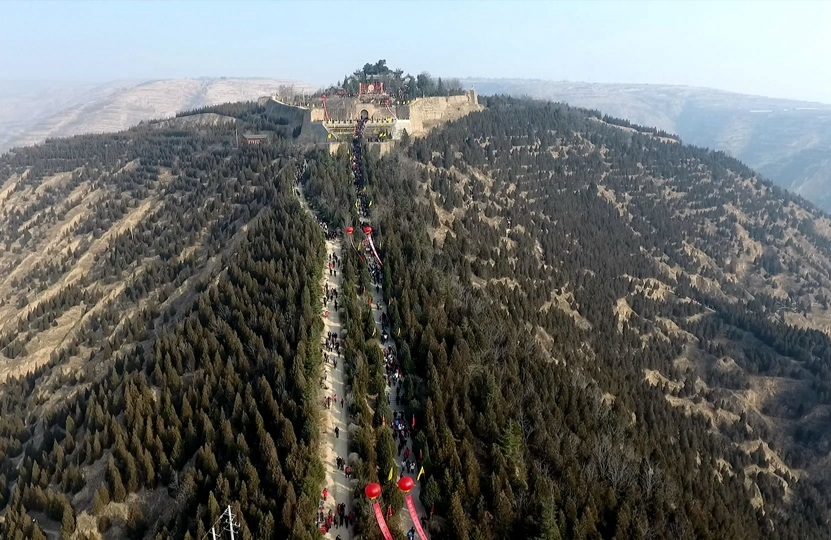 华夏古迹文华物章天水伏羲庙卦台山画卦台