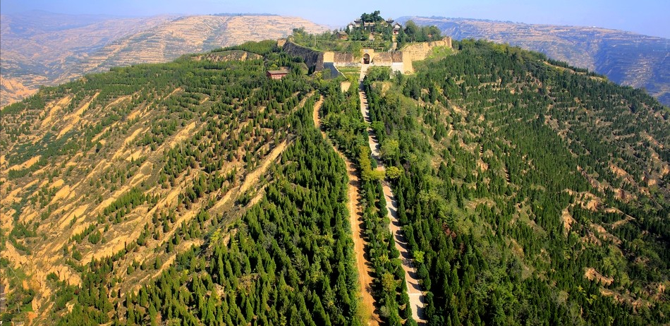 华夏古迹文华物章天水伏羲庙卦台山画卦台
