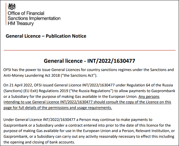 英国批准于5月底前通过俄罗斯天然气工业银行结算俄天然气，克里姆林宫回应休闲区蓝鸢梦想 - Www.slyday.coM