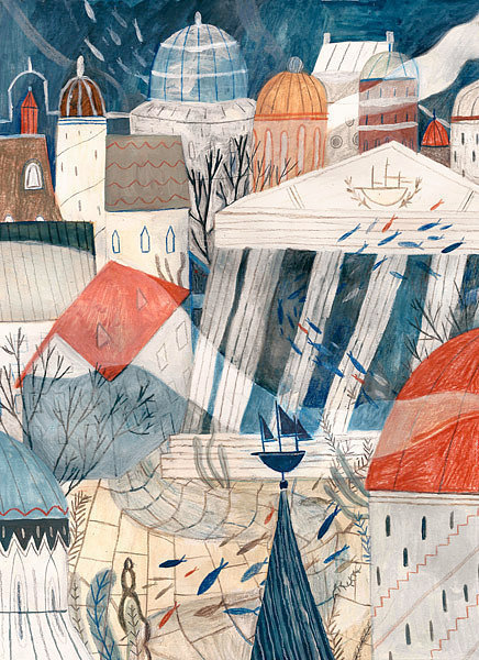 来自插画师katieharnett童书封面插画作品