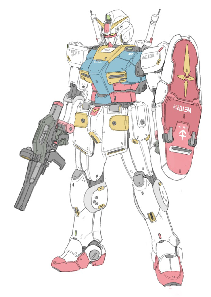 机动战士高达0083风格元祖钢加农吉姆造型设计