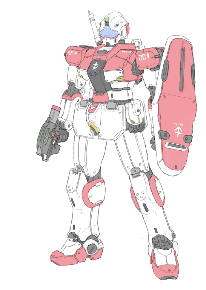 机动战士高达0083风格元祖钢加农吉姆造型设计