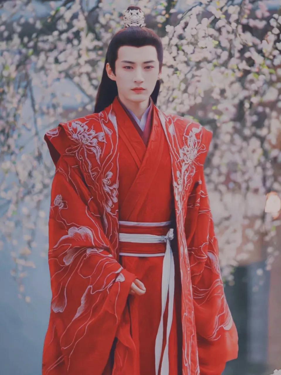 盘点红衣古装最好看的几位明星肖战成毅惊艳杨洋公子无双